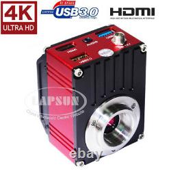 4K UHD HDMI 60FPS FHD Industrial Microscope Digital Video Camera C mount USB 3.0