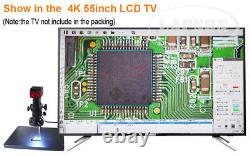 4K UHD HDMI 60FPS FHD Industrial Microscope Digital Video Camera C mount USB 3.0