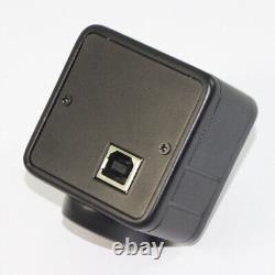5.0MP HD Industrial USB-500 Digital Microscope Camera + C-mount Lens + Stand UK