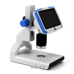 5 inch LCD Digital Microscope 1080P Microscope Video Recorder 200X Magnification