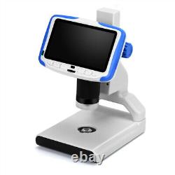 5 inch LCD Digital Microscope 1080P Microscope Video Recorder 200X Magnification