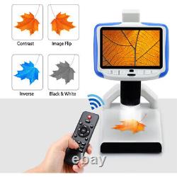 5 inch LCD Digital Microscope 1080P Microscope Video Recorder 200X Magnification
