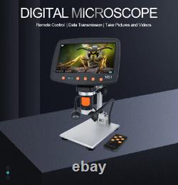 50-1000X 7 inch LCD Display HDMI Digital Microscope 1080P HD Camera Microscope
