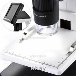 500X Magnifier Zoom Usb Microscope 8 Led 3.5LCD Digital Camera Video Recorde eu