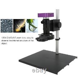 51MP Digital Video Microscope Camera With 130X C Mount Lens LED Ring Light S GFL