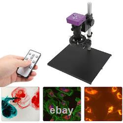 51MP Digital Video Microscope Camera With 130X C Mount Lens LED Ring Light Stand