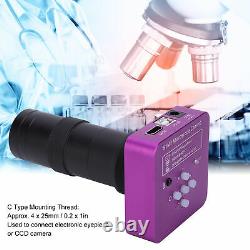 51MP HDMI USB Digital Electronic Eyepiece Microscope Camera with 120x C-Mount Lens