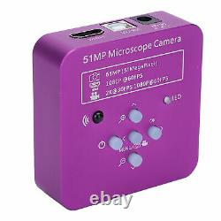 51MP HDMI USB Digital Electronic Eyepiece Microscope Camera with 120x C-Mount Lens