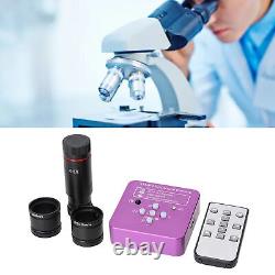 51MP Microscope Camera 130X C Mount Lens Digital Microscope Video Camera