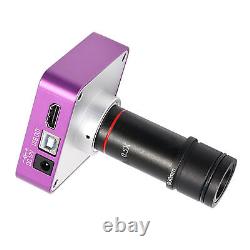 51MP Microscope Camera 130X C Mount Lens Digital Microscope Video Camera