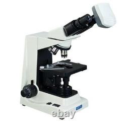5MP Digital Siedentopf Compound Binocular Microscope 40X-1600X w PLAN Objectives