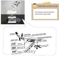 5W LED Operating Surgery Ophthalmic Microscope with Digital Camera Clip on Cart