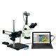 6.7-45x Zoom Stereo Microscope+144 Led Ring Light+boom Stand+14mp Digital Camera