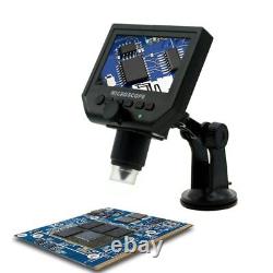 600X Digital Electronic Microscope Portable 4.3HD f/PCB Repair Magnifier Camera