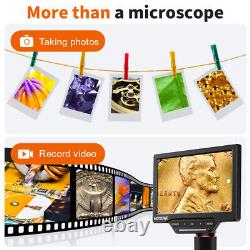 7 16MP Digital Soldering Microscope Camera Magnifier 32GB for TV/Windows/Mac