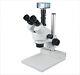7-45x Digital Zoom Stereo Trinocular Pcb Plant Gen Rock Microscope W Camera
