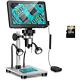 7 Digital Microscope 1200x Zoom 12mp Hd Camera Magnifier For Soldering & Repair