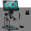 7'' Digital Microscope, 1200x Zoom, 12mp Hd Electronic Camera For Detailed Magni