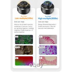 7 Inch 2000X USB Digital Microscope Camera For Soldering Electronic Magnifier