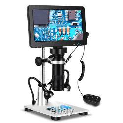 7 LCD Digital Microscope 200X-1600X Magnification 1080P Video Camera fit Repair