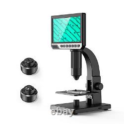 7'' Screen Electronic Industrial Microscope 2000X Digital Camera Soldering E9K0