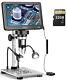 7inch 1080p Digital Microscope Coin Microscope 1200x Magnification Video Camera