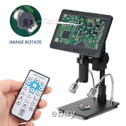 7Inch 26MP Digital Microscope Electronic Amplification Magnifier For Soldering