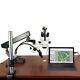 7x-45x Stereo Microscope+articulating Arm Stand+6w Led Light+1.3m Digital Camera