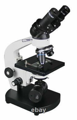 800x Binocular Lab LED Digital Microscope w USB Camera! Slide Kit! Fine Focus