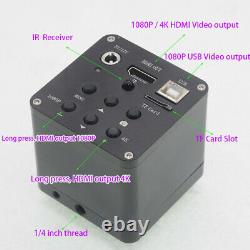 8MP 4K /1080P HDMI USB Digital Industy Microscope Camera Measuring & Scale Line