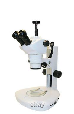 8X50X Wide-field Stereo Zoom Trinocular Microscope 16 MP Digital Camera