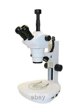 8X50X Wide-field Stereo Zoom Trinocular Microscope 5MP WiFi Digital Camera