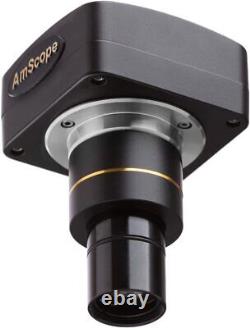 AmScope 1.3 MP USB 2.0 Digital Microscope Camera with Measuring Imaging Softwa