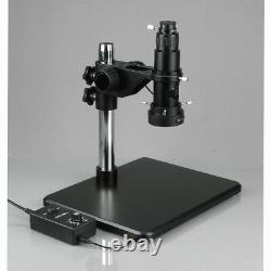 AmScope 11X-80X Industrial Single Zoom Inspection Microscope + 3MP USB Digital C