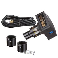 AmScope 14MP USB3.0 Live Video Microscope Digital Camera + Calibration Kit