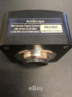 AmScope 18mp USB 3.0 Ultra Fine Color Microscope Digital Camera