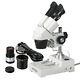 Amscope 20-40x Binocular Stereo Microscope Digital Camera Pillar Stand Multi-use