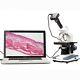 Amscope 2000x Double Layer Mechanical Stage Led Compound Microscope +10mp Camera