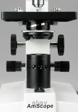 AmScope 2000X Vet High Power Binocular Microscope + 1.3MP USB Digital Camera