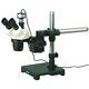 Amscope 20x-40x-80x Stereo Microscope On Boom Stand + 1.3mp Digital Camera