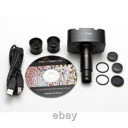 AmScope 3.5X-90X Advanced Jewel Gem Microscope + 5MP Digital Camera