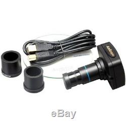 AmScope 3.5X-90X Advanced Jewel Gem Microscope + 5MP Digital Camera
