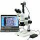 Amscope 3.5x-90x Digital Zoom Stereo Microscope +4-zone 144-led + 5mp Usb Camera