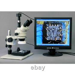 AmScope 3.5X-90X Inspection Zoom Microscope with 5MP Digital Camera