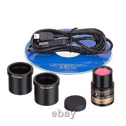 AmScope 3MP 23-30.5mm Still Photo/Video Digital USB Microscope Camera withSoftware