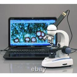 AmScope 3MP 23-30.5mm Still Photo/Video Digital USB Microscope Camera withSoftware