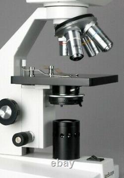 AmScope 40-2000X Binocular Compound Microscope + 2MP USB Digital Eyepiece Camera