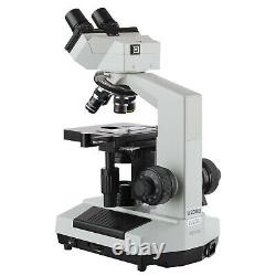 AmScope 40-2000x Digital Binocular Compound Microscope + Built-in 3MP USB Camera