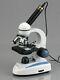 Amscope 40x-1000x Student Metal Frame Microscope + 3mp Digital Camera Glass Lens