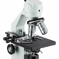 AmScope 40X-2000X Compound Microscope w USB Digital Camera Mech Stage Multi-Use